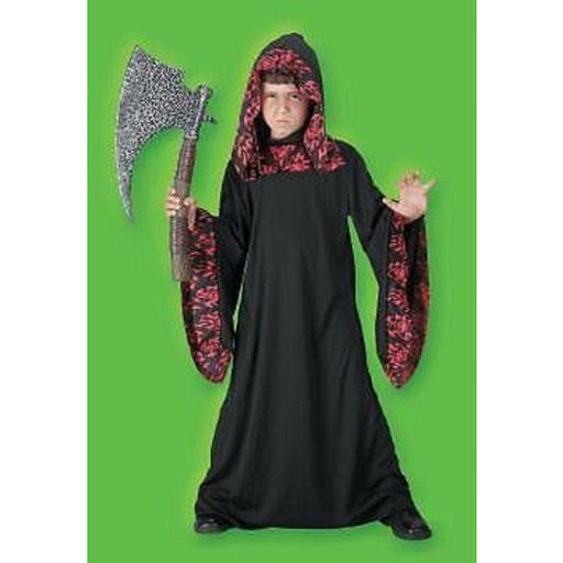 Boy's Black Robe with Hood - Make It Up Costumes 
