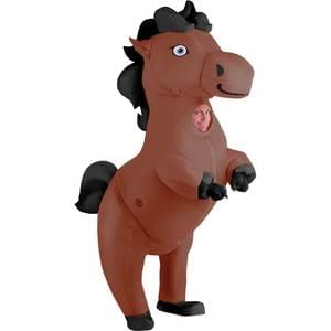 Inflatable Prancing Horse Adult Costume - Make It Up Costumes 