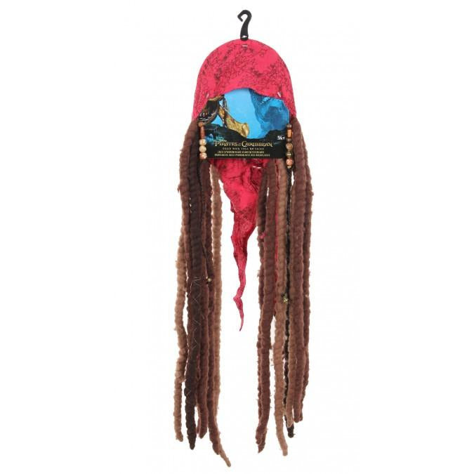 Jack Sparrow Bandana with Dreads - Make It Up Costumes 