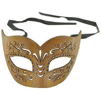 Cut Leather Venetian Mask - Make It Up Costumes 