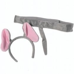 Elephant Costume Kit with Ears and Tail - Make It Up Costumes 