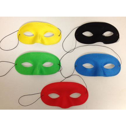 Satin Half Masks - Make It Up Costumes 