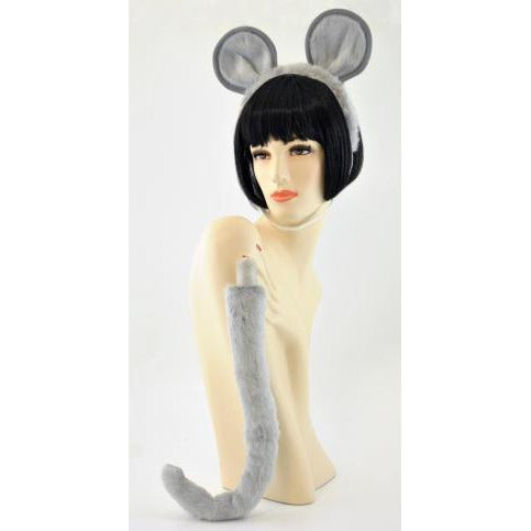Mouse Costume Accessories Kit with Ears and Tail - Make It Up Costumes 