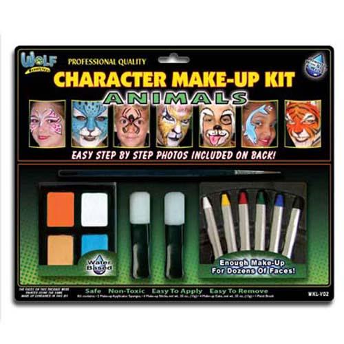 Wolfe Animal Face Paint Kit - Make It Up Costumes 