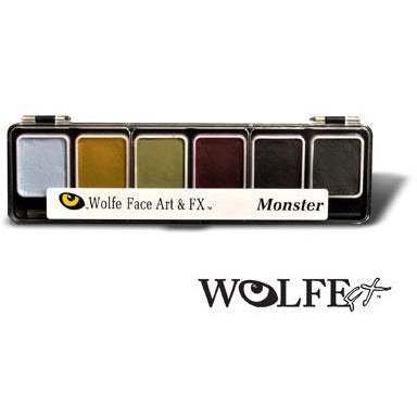 Wolfe FX Monster Face Paint Makeup Palette - Make It Up Costumes 