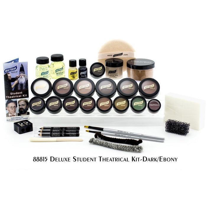 Graftobian Deluxe Student Theatrical Makeup Kit - Make It Up Costumes 