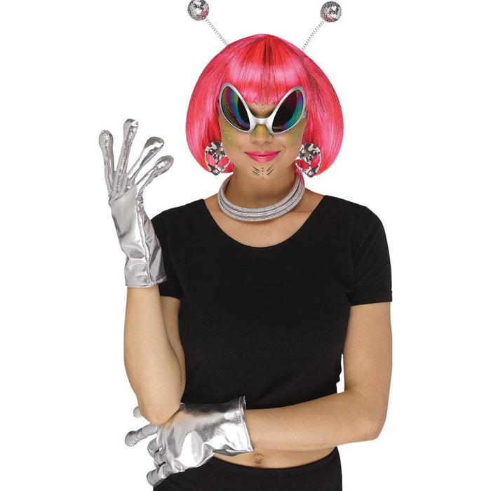 Instant Silver Alien Kit - Make It Up Costumes 