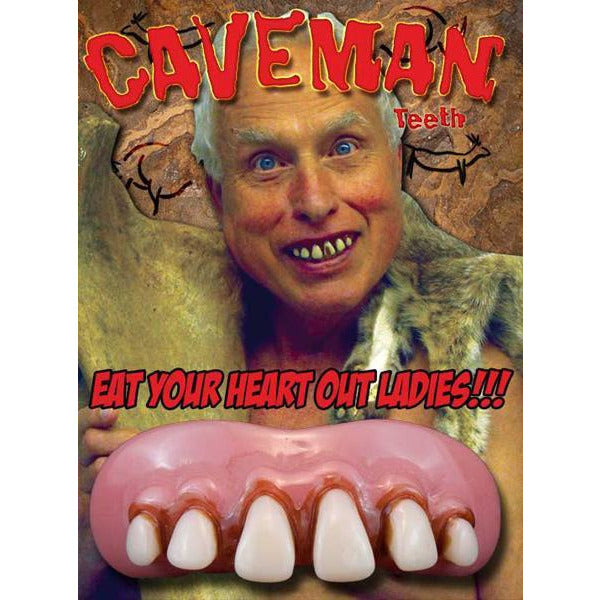 Billy-Bob Fake Caveman Teeth - Make It Up Costumes 