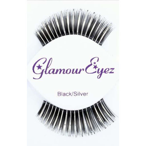 Black and Silver False Eyelashes - Make It Up Costumes 