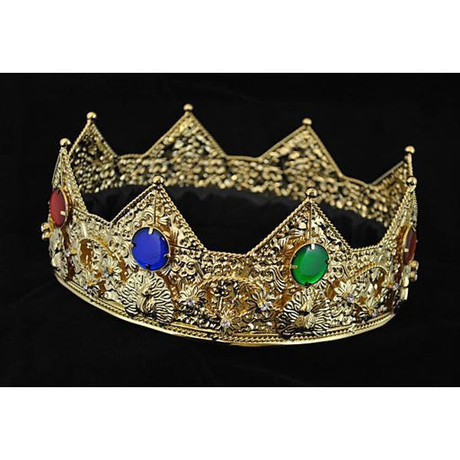 King's and Queen's Gold Crown Prop - Make It Up Costumes 
