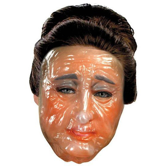 Clear Transparent Old Woman Mask - Make It Up Costumes 