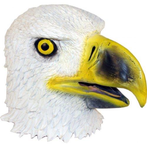 Latex Bald Eagle Mask - Make It Up Costumes 