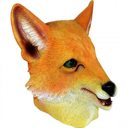 Latex Fox Head Mask - Make It Up Costumes 
