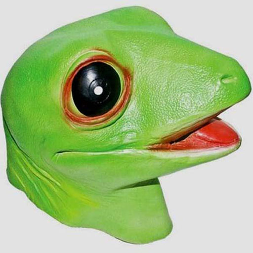Gecko Latex Mask - Make It Up Costumes 