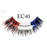 Red, Silver and Blue Colored Lashes - Make It Up Costumes 