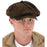 Brown Steampunk Flat Driver Cap - Make It Up Costumes 
