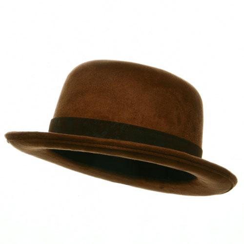 Brown Bowler Hat - Make It Up Costumes 