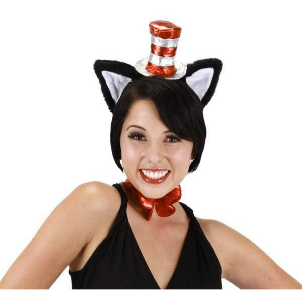 Cat in the Hat Headband with Ears - Make It Up Costumes 
