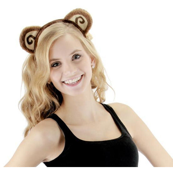 Monkey Costume Ears and Tail Set - Make It Up Costumes 