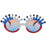 Red, White and Blue Patriotic Sunglasses - Make It Up Costumes 