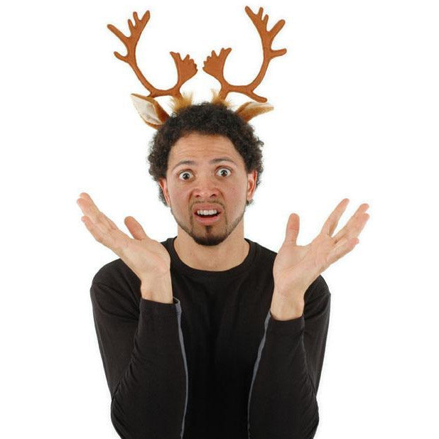 Reindeer Antlers Headband - Make It Up Costumes 
