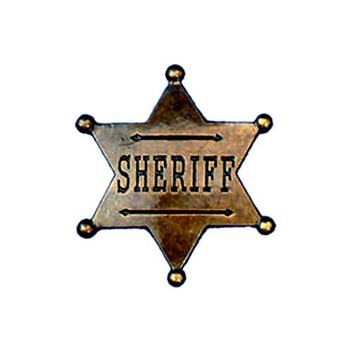 Sheriff Star Badge - Make It Up Costumes 