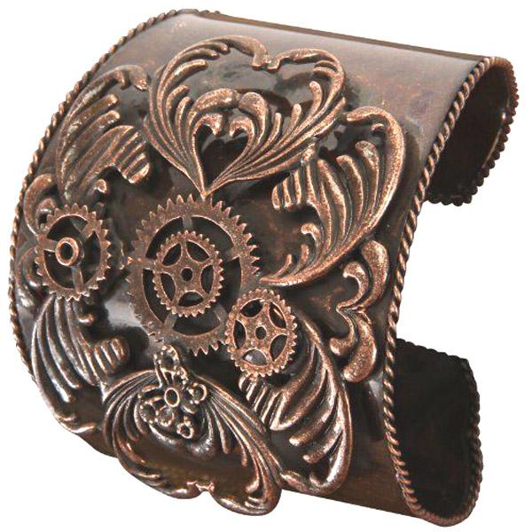 Steampunk Antique Copper Bracelet - Make It Up Costumes 