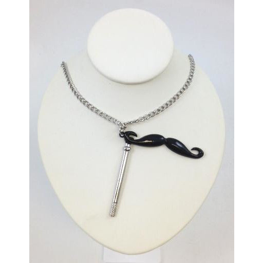 Mustache on a Chain Necklace - Make It Up Costumes 