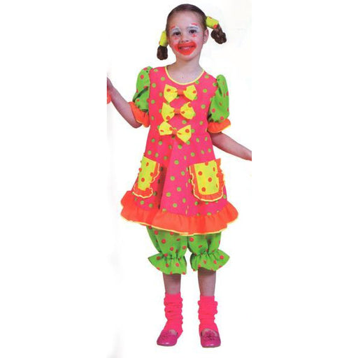 Pokey Dot Child Clown Costume for Girls - Make It Up Costumes 