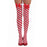 Candy Cane Thigh High Stockings - Make It Up Costumes 