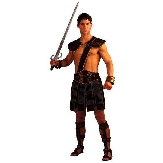 Men's Roman Gladiator Costume - Make It Up Costumes 