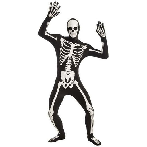 Glow in the Dark Skeleton Bodysuit - Make It Up Costumes 
