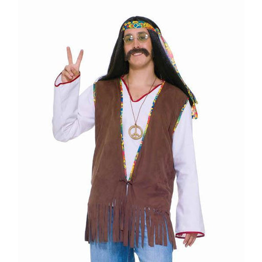 Fringed Hippie Vest for Men - Make It Up Costumes 