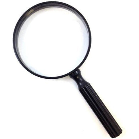 Bristol Novelty Detective Magnifying Glass, Plastic and Curved, Black, One  Size