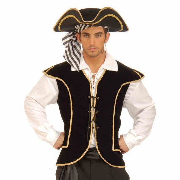 Men's Pirate Vest - Make It Up Costumes 