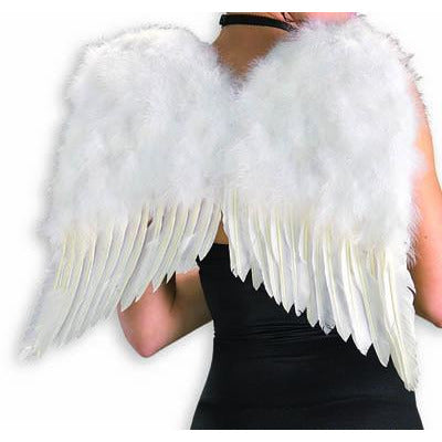 Small White Feather Angel Wings - Make It Up Costumes 