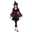 Girl's Witch Costume - Black & Purple - Make It Up Costumes 