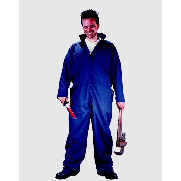 Boys Halloween Cosplay Mechanics Costume Suit Long Sleeves Coverall  Jumpsuits