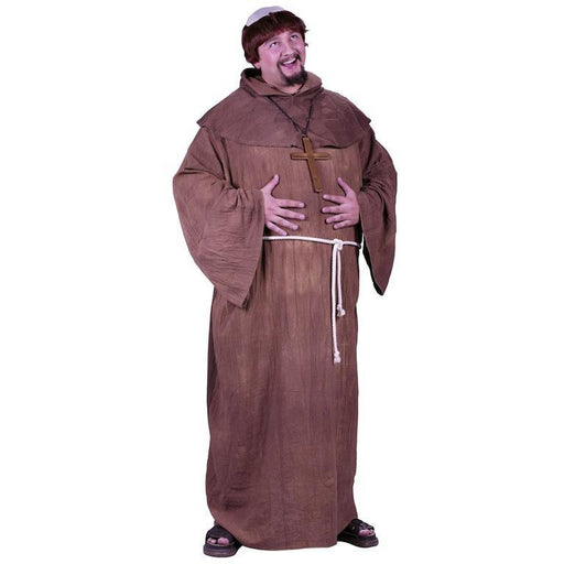 Medieval Monk Costume- Plus Size - Make It Up Costumes 