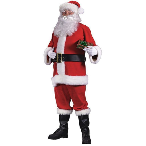 Flannel Santa Claus Suit - Make It Up Costumes 