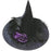 Satin Witch Hat With Tulle and Fabric Flowers - Make It Up Costumes 