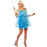 Flapper Dress-Bright Neon Colors - Make It Up Costumes 