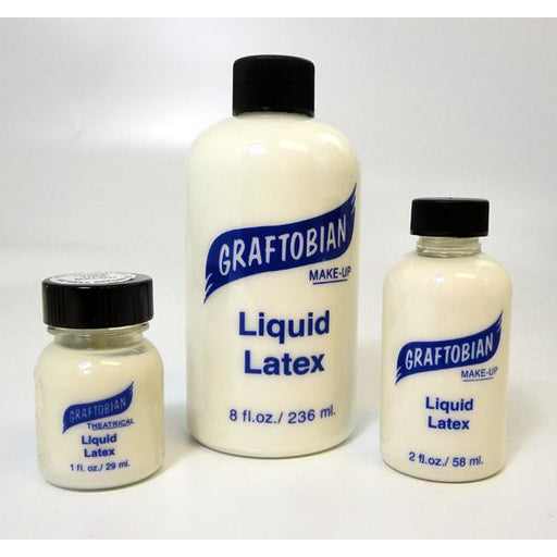 Graftobian Clear Liquid Latex - Make It Up Costumes 