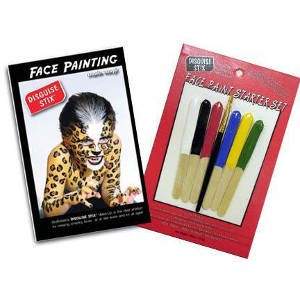 Graftobian Face Painting Book and Starter Kit for Beginners - Make It Up Costumes 