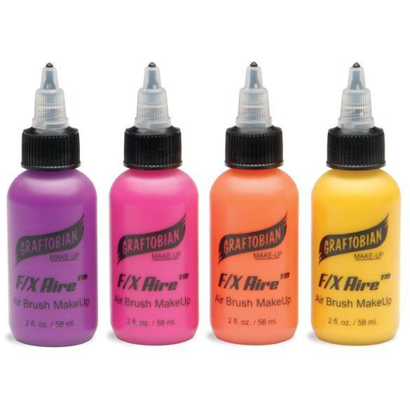 Graftobian F/X Aire Neon Airbrush Makeup - Make It Up Costumes 