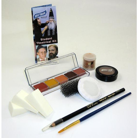 Graftobian Personal Theatrical Makeup Kit for Students - Make It Up Costumes 