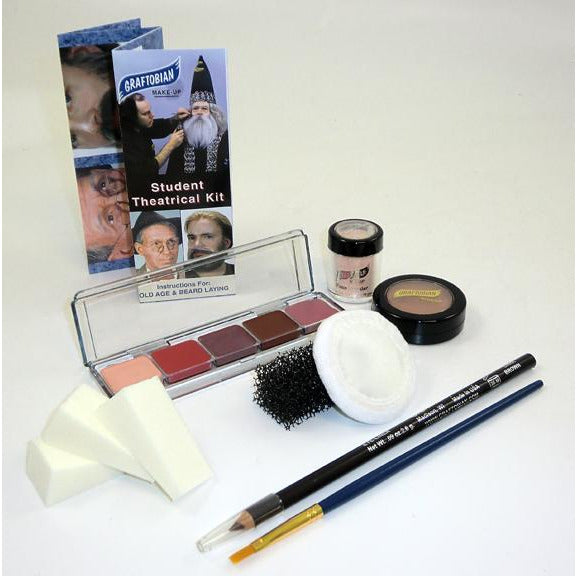 Graftobian Personal Theatrical Makeup Kit for Students - Make It Up Costumes 