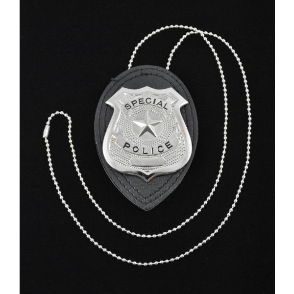 Toy Police Badge on Chain Prop - Make It Up Costumes 
