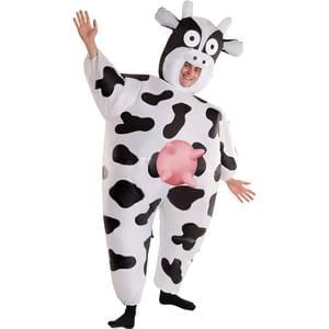 Cow Inflatable Adult Costume - Make It Up Costumes 