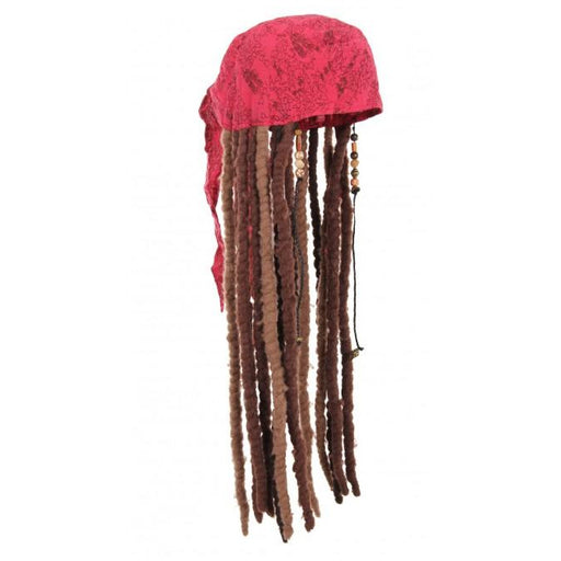 Jack Sparrow Bandana with Dreads - Make It Up Costumes 